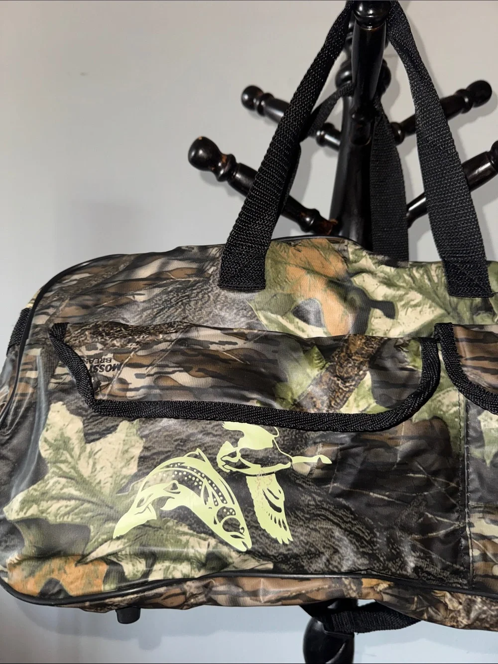 Mossy Oak Camouflage Duffel Bag - Green, Brown, Black 42.T